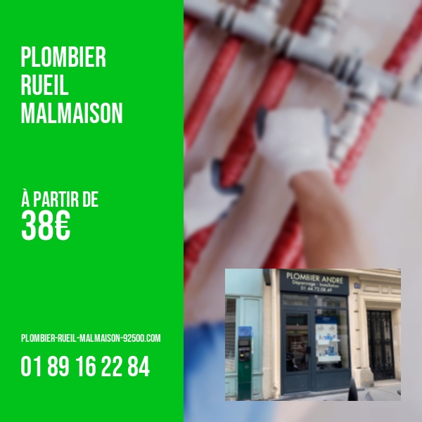 Plombier de Rueil-Malmaison dès 38€